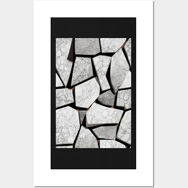 Stylized Granite Stone Pattern Texture #13 Wall Art by Endless-Designs